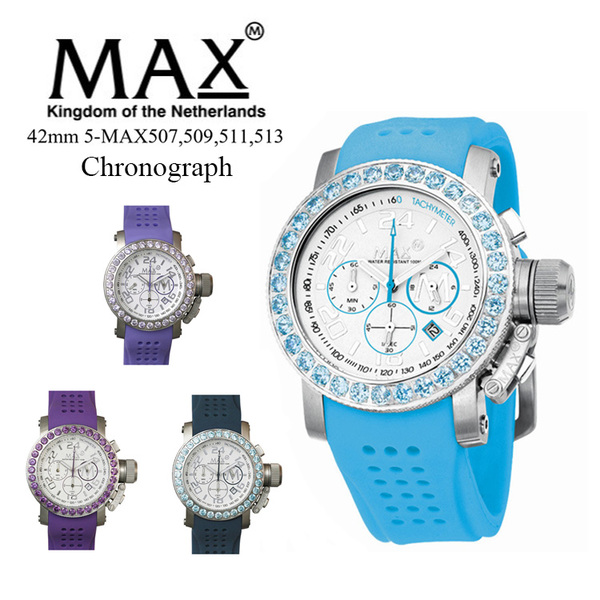 MAX XL WATCHES 5-MAX507 腕時計 クロノグラフ機能